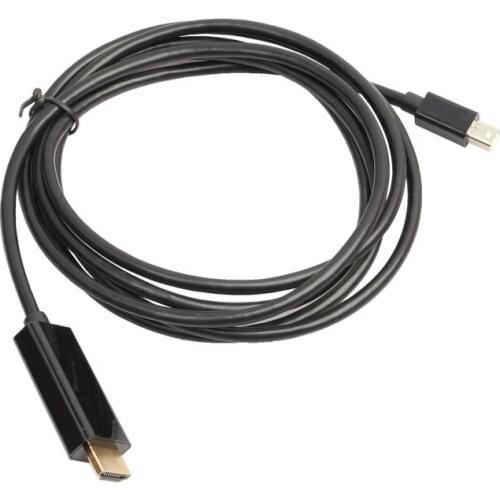 Mini Dp to HDMI-compatible Cable Minidp to 1.8 M Dp Line Minidisplayport 20pin Interface Perfect Lossless Signal Play and Plug