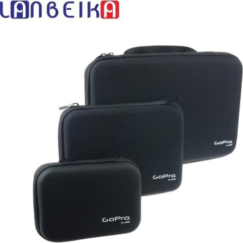LANBEIKA For Gopro 3 Sizes Nylon Portable Storage Collection Bag Case for GoPro Hero 9 8 7 6 5 4 SJCAM SJ5000 SJ9 SJ6 SJ8 DJI YI