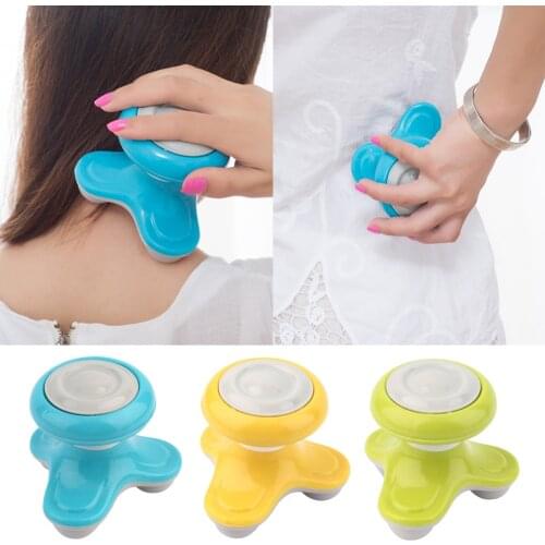 Mini Electric Vibrating Massager Handled Wave USB Battery Full Body Massage Neck Waist Back Shoulder Massage For Health Care