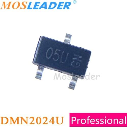 Mosleader DMN2024U SOT23 3000PCS DMN2024U-7 DMN2024 N-Channel 2.8A 6.8A 20V Made in China High quality