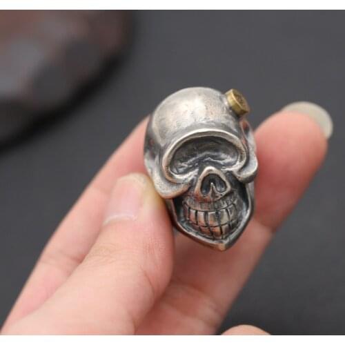 925 STERLING SOLID SILVER MEN SKULL Collection Ring Rings Fashion Jewelry A4715