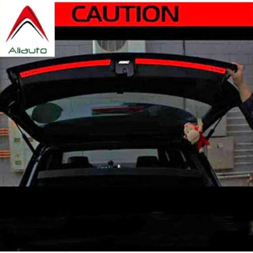 Aliauto 2 X Car Accessories Trunk of The Car Sticker and Decal Reflective Safety Warning Sticker for VW Golf 6 7 New Polo