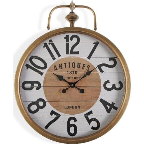 Wall Clock Antiques Metal (6 x 60 x 48 cm)