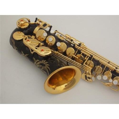 New Alto Saxophone high quality musical instruments black gold Alto Sax Beginner Professional performance and case