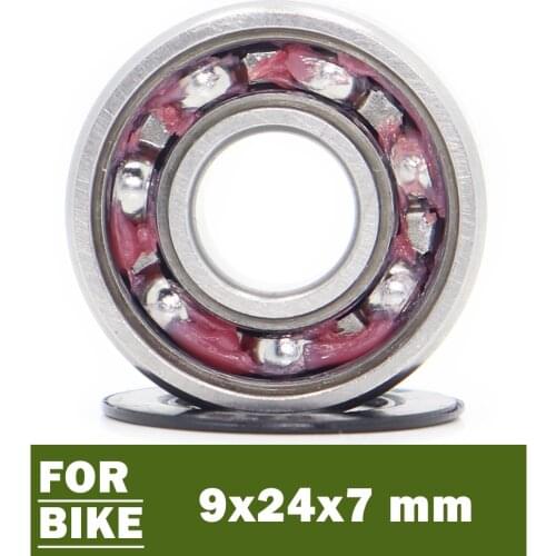 609-2RS Bearing 9*24*7 mm ( 1 PC ) ABEC-3 609 RS Bicycle Hub Front Rear Hubs Wheel 9 24 7 Balls Bearings