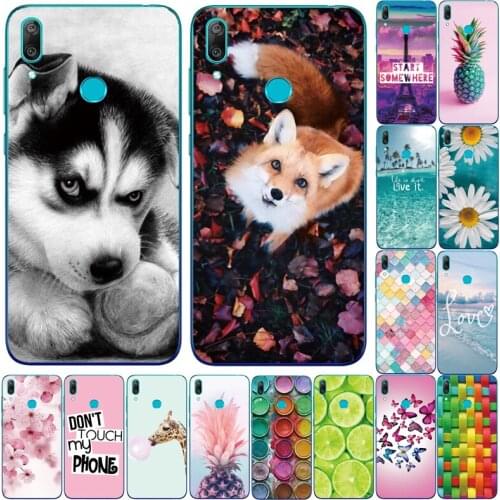 Silicone TPU Cover Soft Phone Case for Huawei Y7 2019 Y 7 Y7Prime Y7 Prime 2019 Case Cover For Huawei Y7 2019 Case Y7 Prime 2019