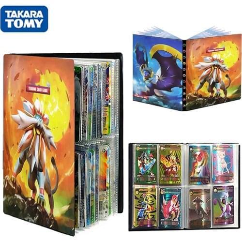 TAKARA TOMY 240Pcs Pokemon Cards Album Book cool Game Card VMAX GX XE Folder Kawaii Cartoon Anime Collection Holder Kids Toys