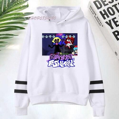 Streetwear Friday Night Funkin Top Pullover Sweatshirt Friday Night Funkin Hip Hop Streetwear Dropship Clothes Sweatshirt Women