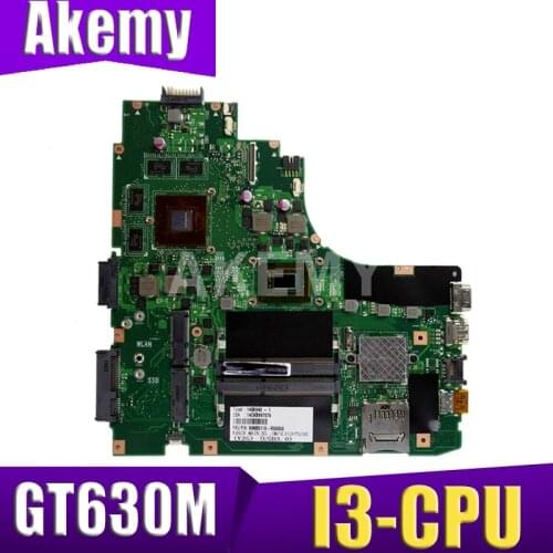 XinKaidi K46CB/K46CM Laptop motherboard for ASUS K46CB K46CM K46C K46 Test original mainboard I3 CPU GT630M