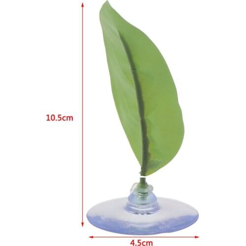 1Set Artificial Leaf Fish Tank Aquarium Betta Fish Rest Spawning Ornamental Plant Betta Fish Play Relax Hide Leaf Hammock