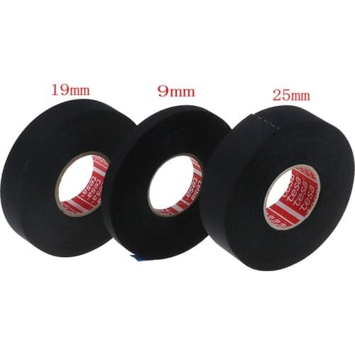 1Pc Tesa 51036 Adhesive Cloth Tape Fabric Wiring Loom Harness Length 25m