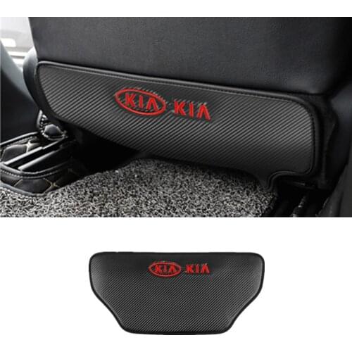 1pcs Universal Car Back Protector Cover Seat Back Anti-Kick Cushion Pad for KIA sportage ceed kia sorento Accessories 2017 2018