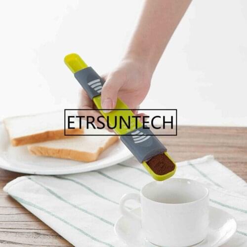 200pcs Portable Adjustable Measuring Spoons Double- end Measuring Spoon Coffee Protein Milk Powder Scoop Kitchen Accessories