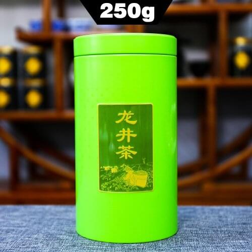 2021 Dragon Well Green Chinese Tea Spring Fresh Dragon Well Gift Pack 250g