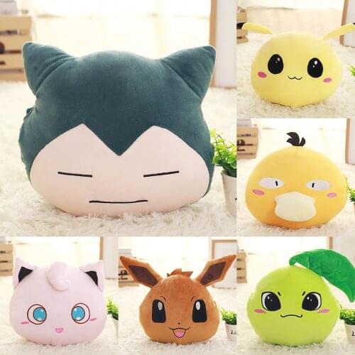 30CM Pokemon Creative Cartoon Pikachu Pikachu Fat Dingda Duck Hand Warmer USB Heating Hand Cover Plush Toy New Year Gift