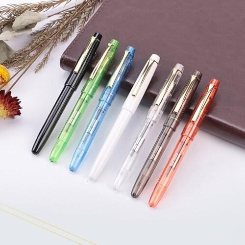 32pcs new transparent multicolor office fountain pen popular HOT OFFICE fountain pen wholesale