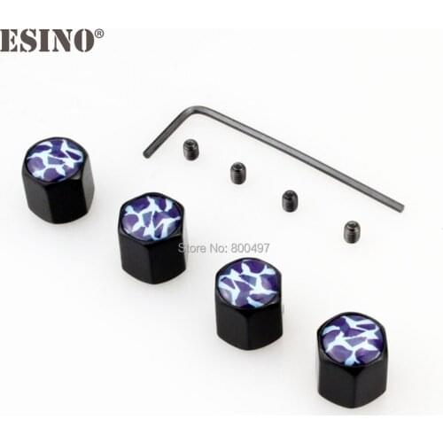 40 x Car Styling Navy Camouflage Color Anti-theft Stainless Wheel Tire Valve Stems Caps Car Wheel Tire Stem Air Valve Caps