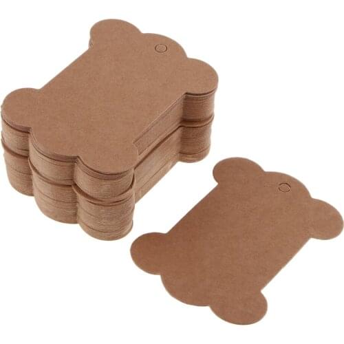 50pcs Paper Embroidery Thread Organizer - Cross Stitch Floss Bobbin DIY Sewing Accessories