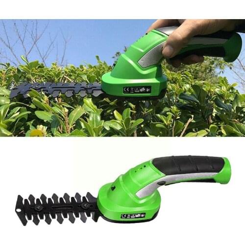 7.2V Li-Ion Cordless Electric Hedge Trimmer Grass Cutter Mower Tool Battery Lawn Mower Mini Lawn Rechargeable Garden Portab S0U9