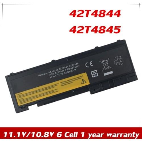 7XINbox 11.1V/10.8V 6 Cell Battery For LENOVO ThinkPad T420s T420si 0A36287 42T4845 42T4846 42T4847 42T4844