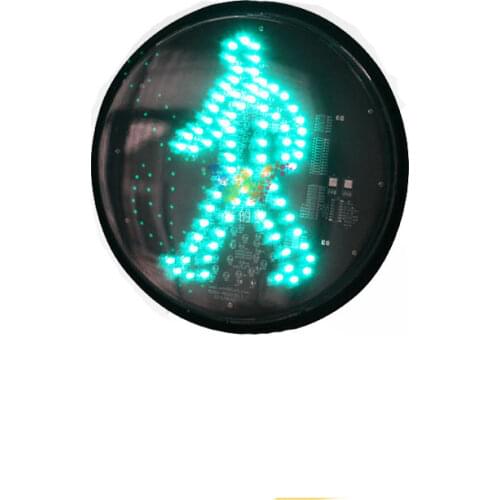 DC12V 300mm green work man LED traffic signal light green pedestrian light LED traffic module