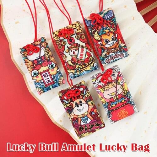 Lucky Ox Amulet Lucky Bag Auspicious Sachets To Keep You Safe XH8Z