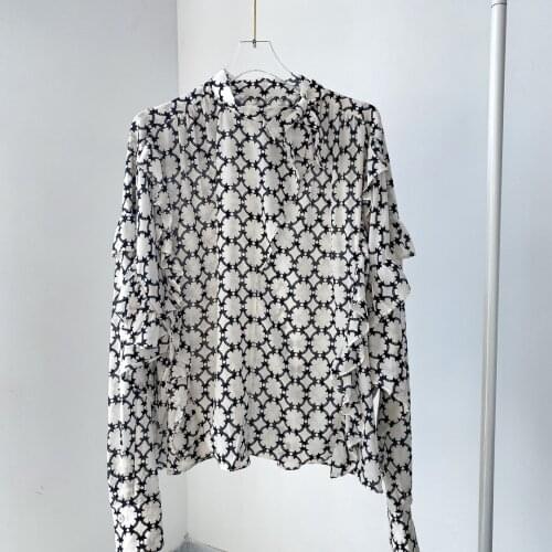 ANGLIU Silk Blouses
