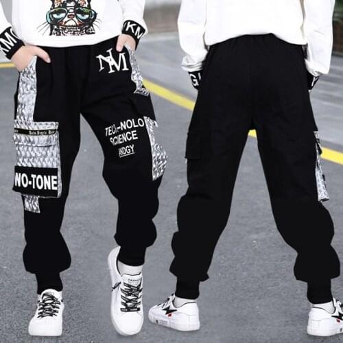 Boys Pants Casual Cargo Pants Boy Fashion Pocket Pants Kids Autumn Winter Clothes For Teenage Boys Christmas 6 8 10 12 14 Year
