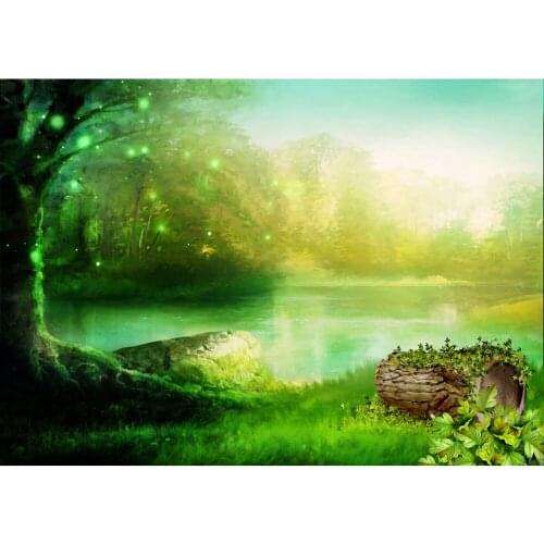 Lake Forest Photography Backdrop for Photo Shoot Props Children Kids Vinyl Cloth Photographic Background Photo Studio