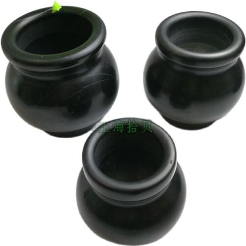 Chinese Physical Therapy Traditional Chinese Medicine Fire Moxibustion Cup Moxibustion Cup Black Bian Stone Cupping Cup Of 3