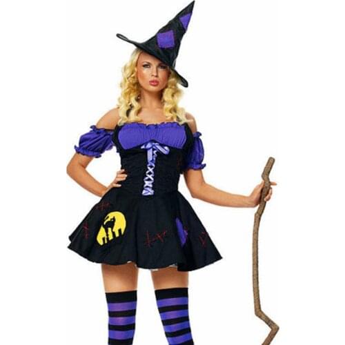 Deluxe Halloween Sexy Adult Women Vampire Costumes Fancy Carnival Party Dress Witch Female Costumes Zombie Uniforms