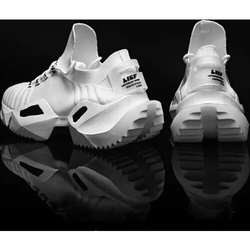 Men Casual Shoes Summer Rubber Bottom Vulcanized Tennis Sneakers Mesh White Large Size Basketball Running Shoes Zapatillas 2021