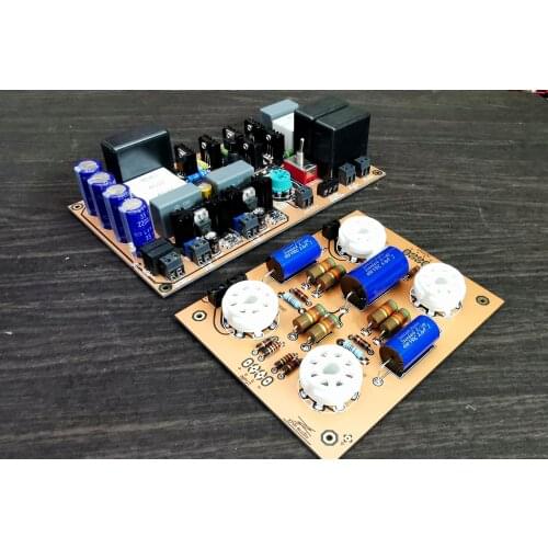 WE 717A HIFI Tube Preamp Pre-amplifier Audio Board DIY Kits Compatible 6AK5/6SJ7/6J1/6J8P/6Sh7/6sk7