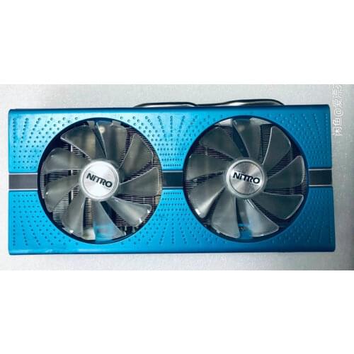 Original Graphics Video card Cooler for Sapphire RX580 RX590 with LED USED