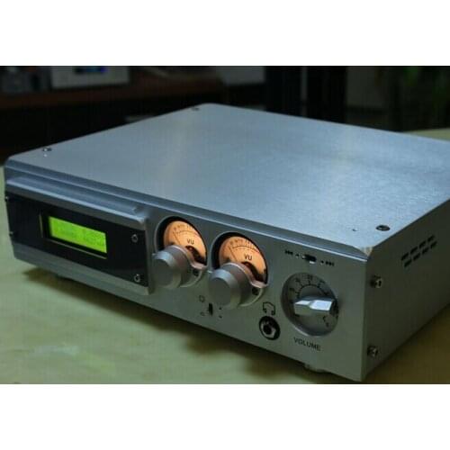 BZ3208N Preamplifier/Class A/dac decoder/headphone amplifier /VU meter/ tube preamplifier /amplificador audio /hifi/diy case