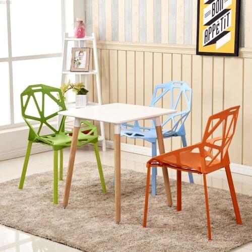 Simple Hollowed-out Plastic Chair Nordic Furniture Dining Chair Office Table Chair Outdoor Leisure Reception Coffee Computer