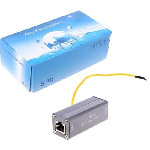 Ethernet Network Card RJ45 Surge Protector Thunder Lightning Arrester Protection Device