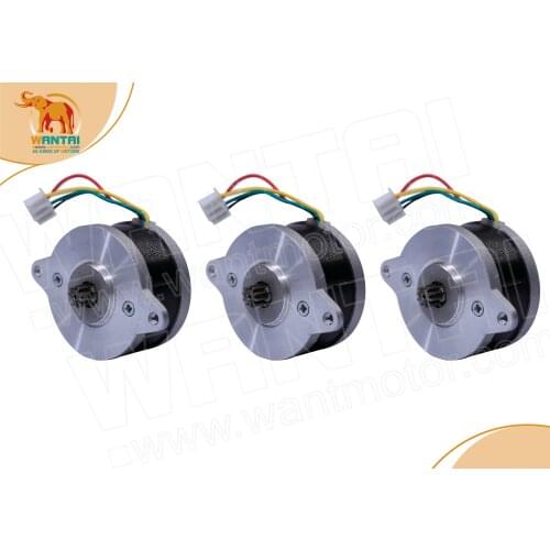 SALE Wantai 4-Lead 3pcs Nema14 round Stepper Motor 36BYGH218 13N-cm(18oz-in) 1.88A 19mm CE ROHS ISO CNC 3D printer