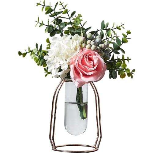 Nordic ins air dried flower arrangement plant desktop decoration living room dining table small fresh water culture Vase