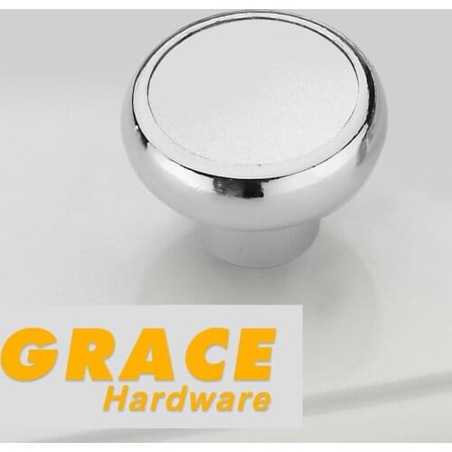 Modern New High Zinc Alloy Handle Furniture Knobs Cabinet Drawer Wardrobe Door Handle (D:30mm)