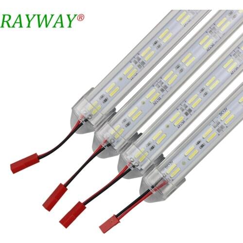LED Strip Light SMD 8520 Aluminum profile12v led bar Strip Hard Lighting kitchen cabinet lighting
