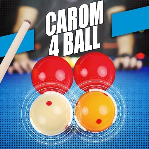 Carom Training Ball Practice Korean 3 Cushion Training Cue Goal Ball 6 Dot-Spot Phenolic Resin Material Billiard Accessories