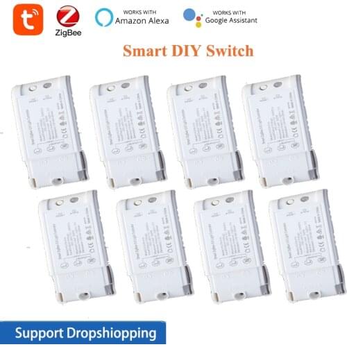 1-20PCS Zigbee 3.0 Smart Switch DIY Home Device Remote Control Automation for Zigbee Hub Tuya APP,Work with Aleax Google Home