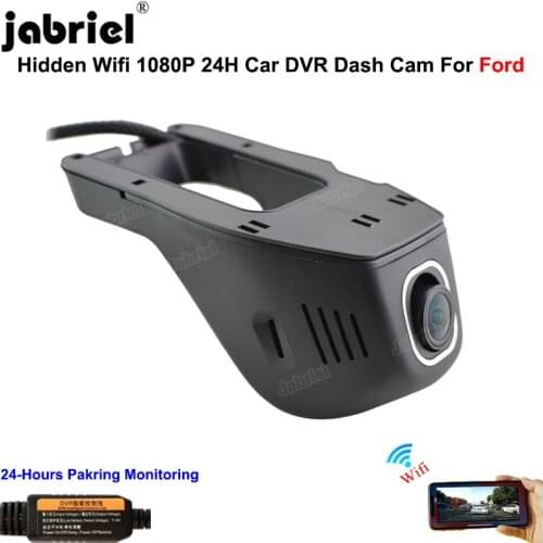 Hidden WIFI Dash Cam Car Dvr Camera 1080P 24H Driving Recorder Dashcam EDR for ford focus 2 3 mk2 fiesta mk7 ranger mondeo mk4