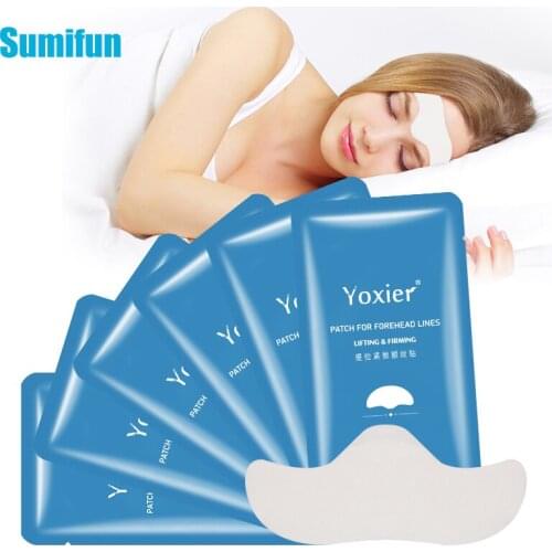 8bags NEW Forehead Furrow Patch Anti-wrinkle Line Removal Stickers Frown Lines Treatment Anti-aging Moisturizng Patch Skin Care