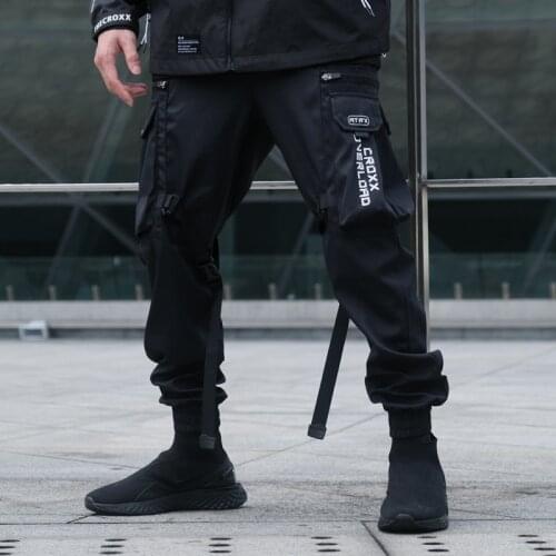 The croxx P908 pants joggers with straps techwear aesthetic ninjawear darkwear
