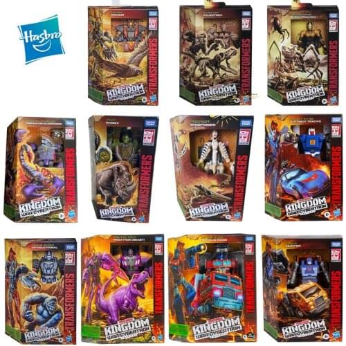 NEW Hasbro WFC-K23 Beast Wars:Transformers Scorponok Rhinox Terrorsaur Kingdom Deluxe Predacon Scorponok Action Figure Model Toy