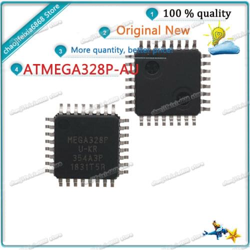 10pcs-20pcs/lot!ATMEGA328P-AU MEGA328P-AU TQFP32 Microcontroller 8-bit AVR 32K flash memory NEW ORIGINAL
