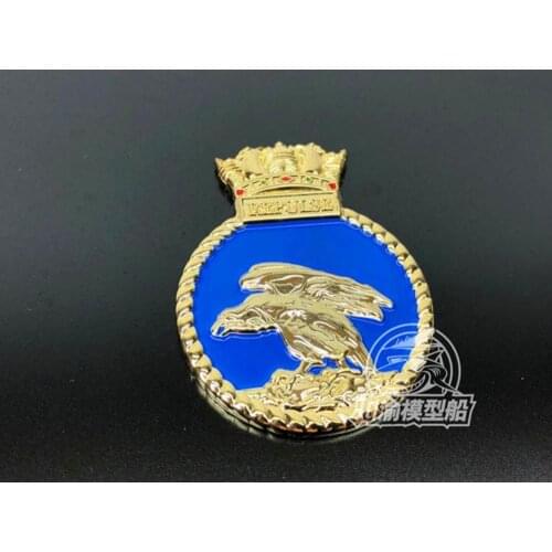 Metal Badge Heraldry HMS Battle Cruiser Repulse 1/700 1/350 1/200 Scale Model Ship Display CYH004