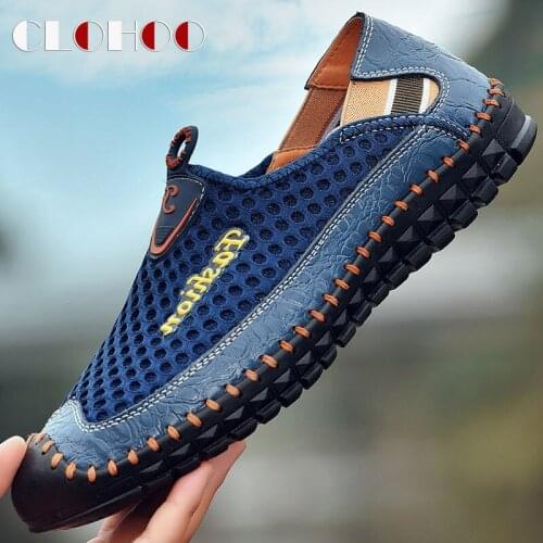 Leather Shoes Summer Shoes Sandals Mens Shoes Original Chaussure Homme Zapatos De Hombre